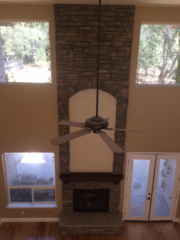 Fireplace remodel by Lambdin Masonry
