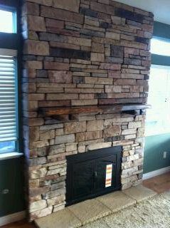 Fireplace remodel by Lambdin Masonry