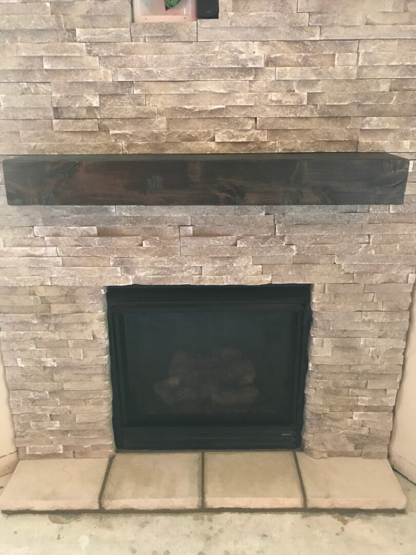 Fireplace remodel by Lambdin Masonry