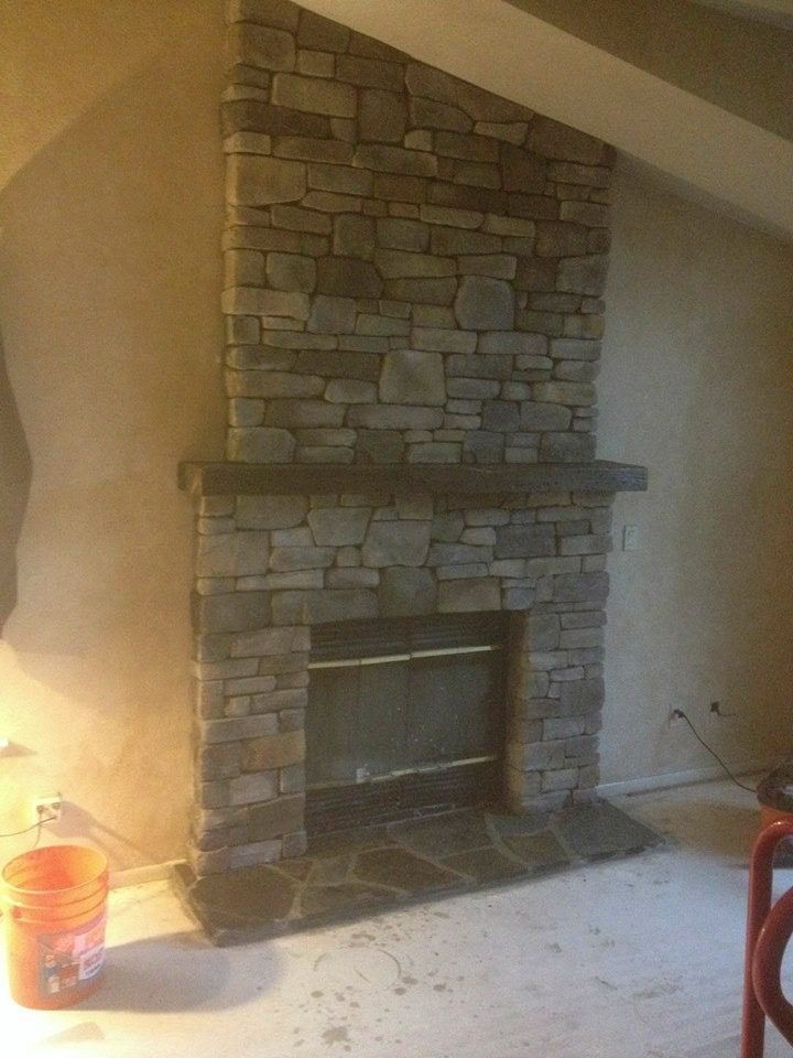 Fireplace remodel by Lambdin Masonry
