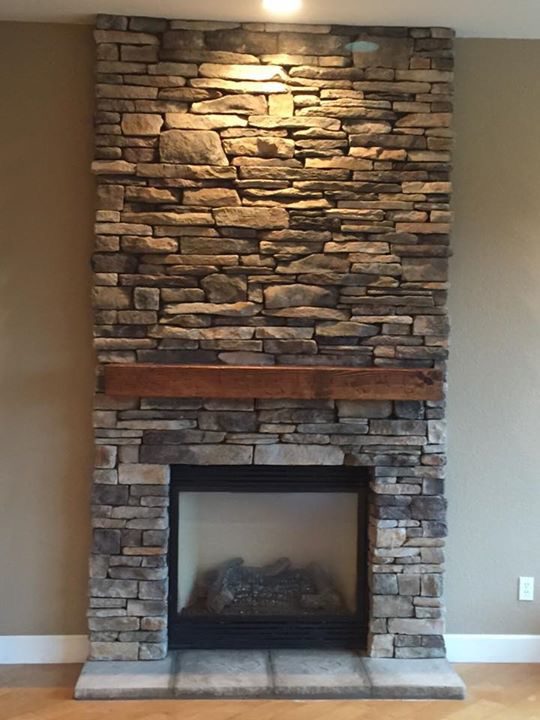 Fireplace remodel by Lambdin Masonry