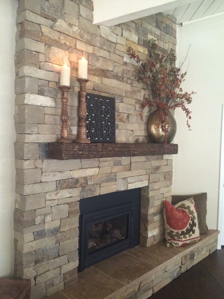 Fireplace remodel by Lambdin Masonry