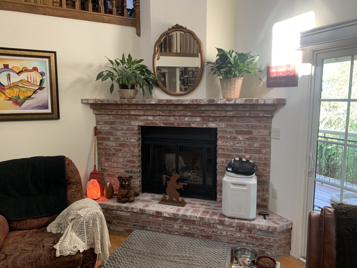 Fireplace remodel by Lambdin Masonry