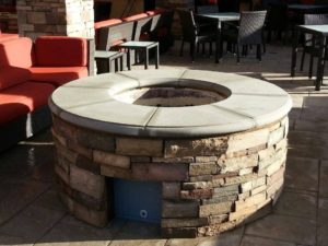 Firepit masonry contractor